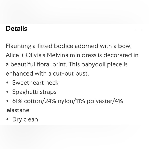 NWT | Alice + Olivia Melvina Floral Mini Dress - Picture 12 of 12